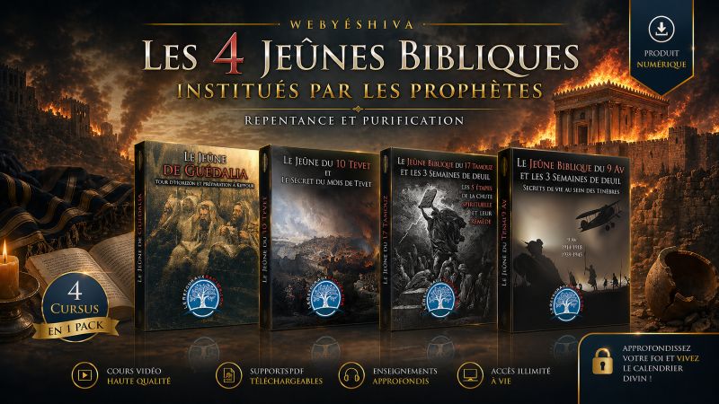 Pack 4 Jeûnes Bibliques